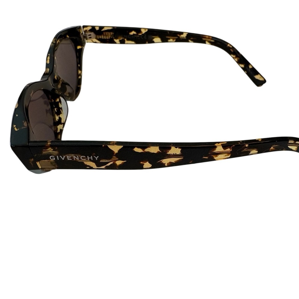 Givenchy Day 54mm Geometric Cat Eye Havana Sunglasses - Picture 5 of 7